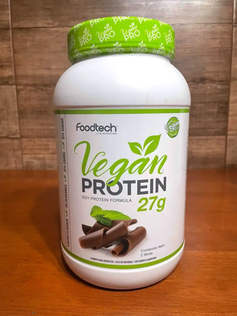 Proteína Vegana Foodtech Sabor Cacao 2lbs 2 Libras