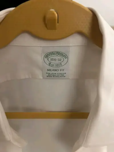 Camisa Blanca Brooks Brothers Milano Fit - miniatura 3
