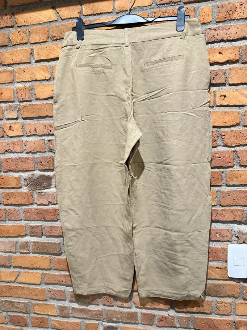 Pantalones beige  oscuro para mujer - 2