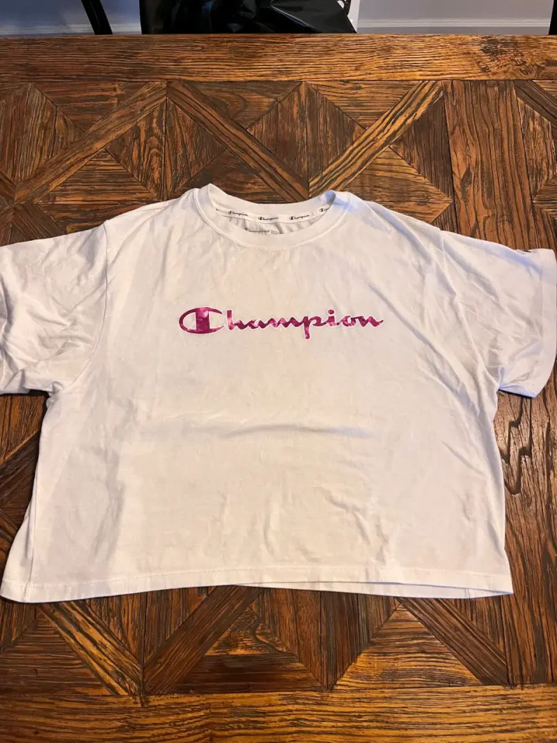 Polera blanca Champion para mujer