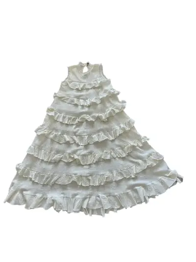 Vestido blanco SFERA talla S - miniatura 1