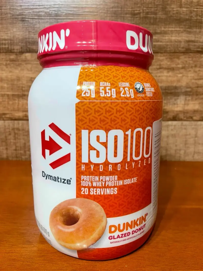 Proteína Dymatize ISO100 Dunkin Glazed Donut