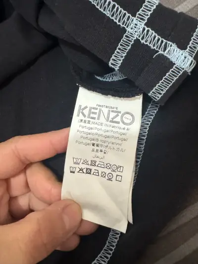 Polera negra Kenzo con diseño de tigre - miniatura 3