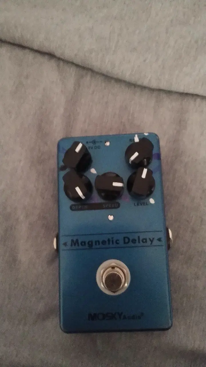 Pedal de Efectos Mosky Magnetic Delay Azul