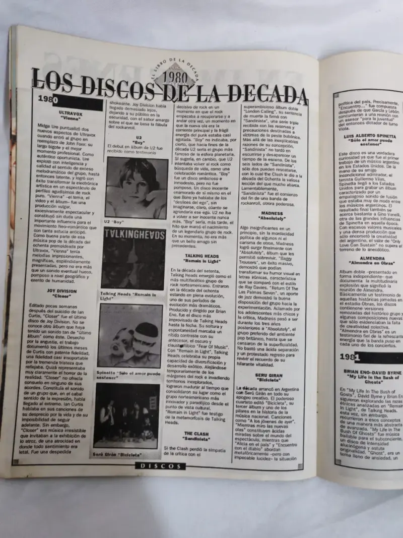 Revista Pelo Libro de la Década 1980-1990 póster - 6