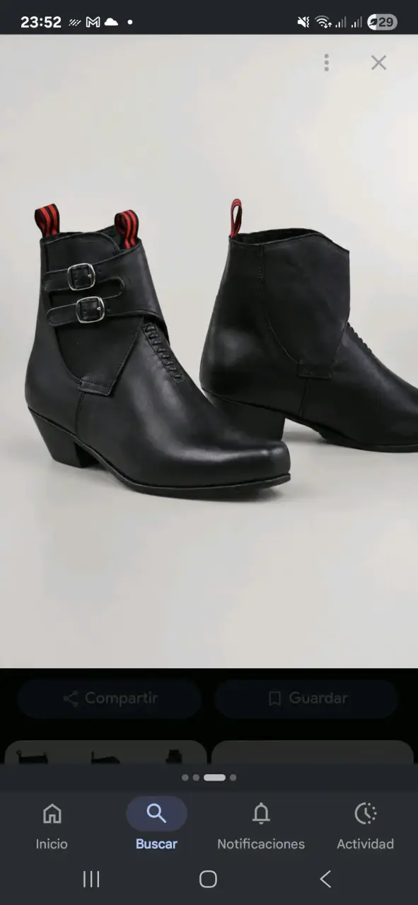 Botas de huaso de cuero n*36