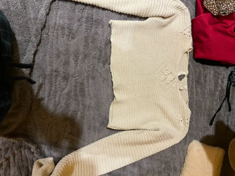 Suéter Beige de Punto para Mujer