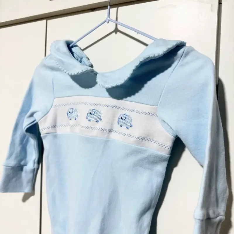 Pijama bebé celeste 9-12M - 2