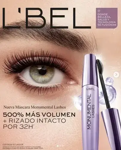 Máscara de Pestañas L'Bel Monumental Lashes - 2