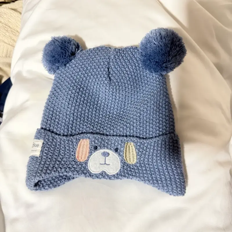 Gorro bebé black and blue
