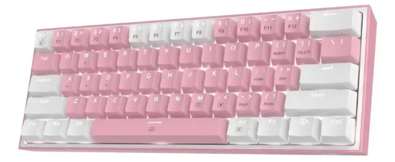 Teclado Gamer Redragon Fizz RGB Pink/White - Red S - 5