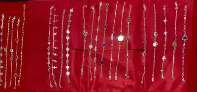 Set de joyeria de plata nacional ley 925 - miniatura 2