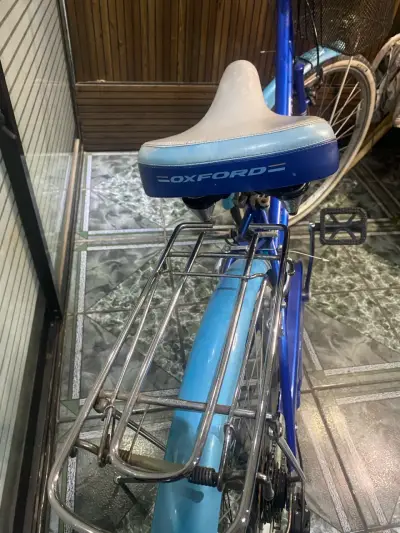 Bicicleta Oxford Cyclotour azul con canasto - miniatura 6