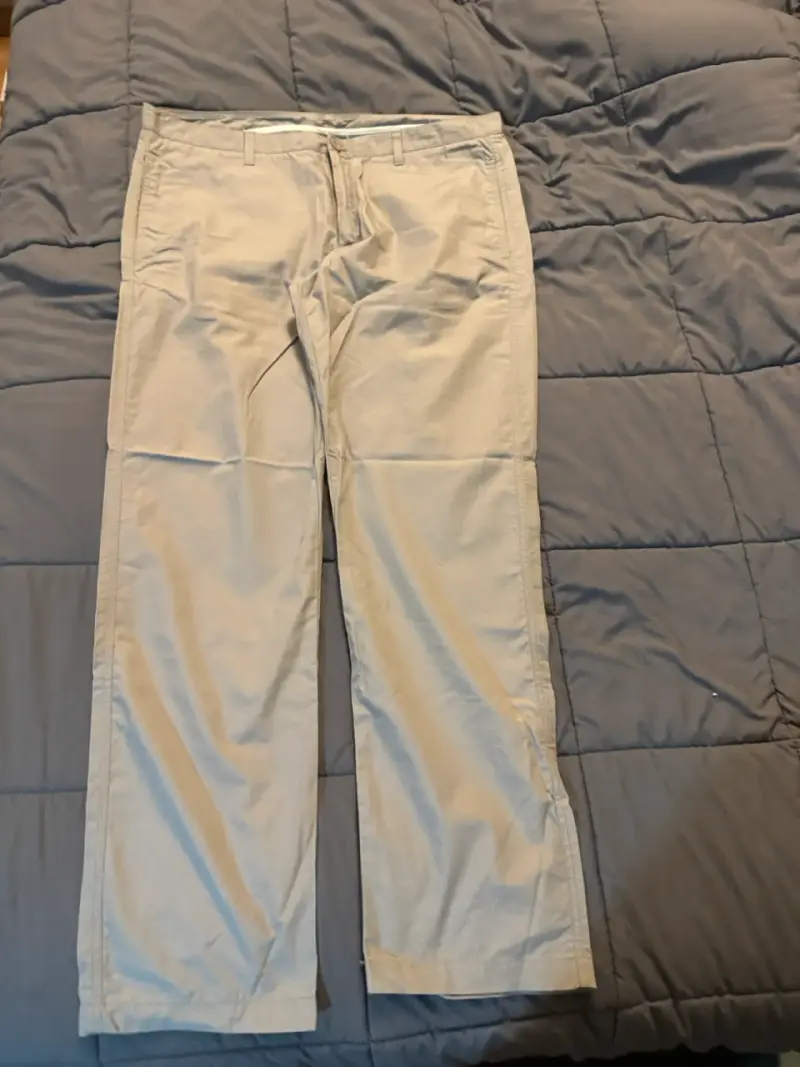 Pantalones beige casuales para hombre - 4