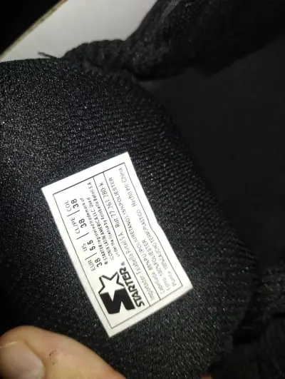 Zapatillas negras Starter urbanas - miniatura 4