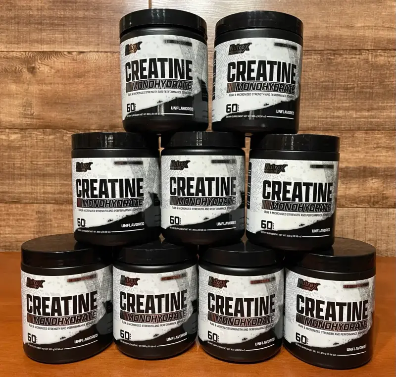 Creatina Monohidratada Nutrex 60 Servicios