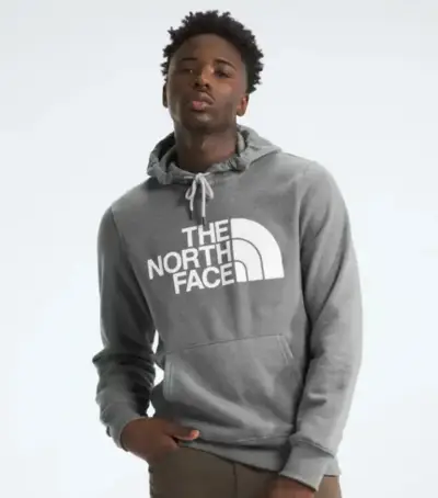 Polerón gris con capucha The North Face para hombre - miniatura 1
