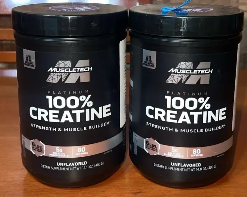 Creatina Muscletech Platinum 100% Sin Sabor 400g