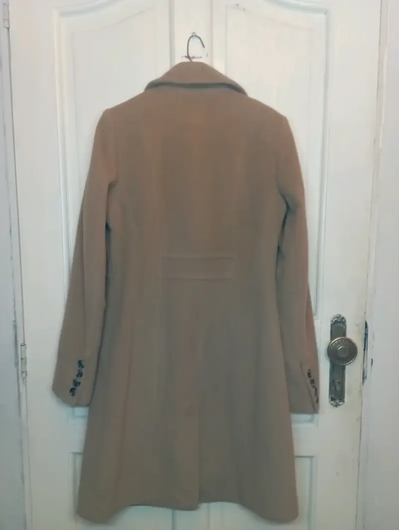 Abrigo de lana camel Anne Klein - 2