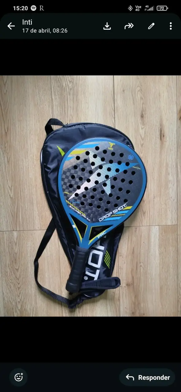 Pala de Pádel Drop Shot con Funda explorer pro 5.0 - 2