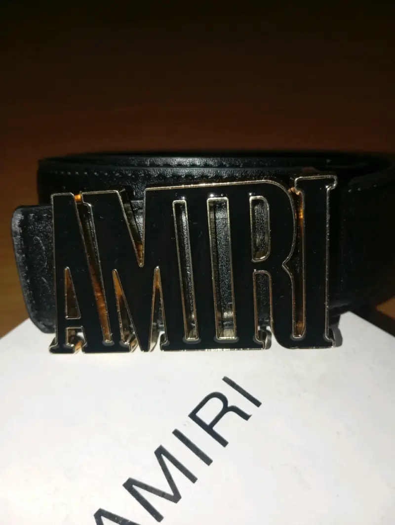 Cinturón de cuero negro Amiri - 2