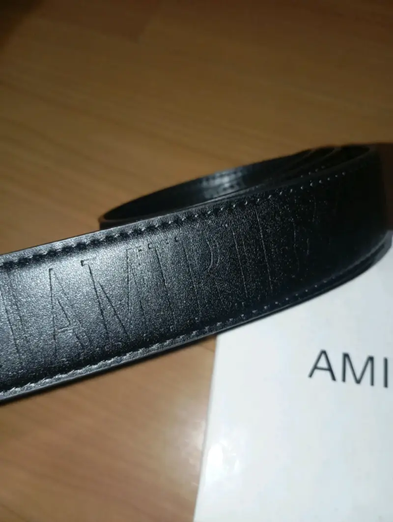 Cinturón de cuero negro Amiri - 3