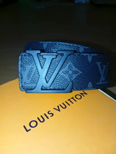 Cinturón Louis Vuitton Monogram Negro - miniatura 1