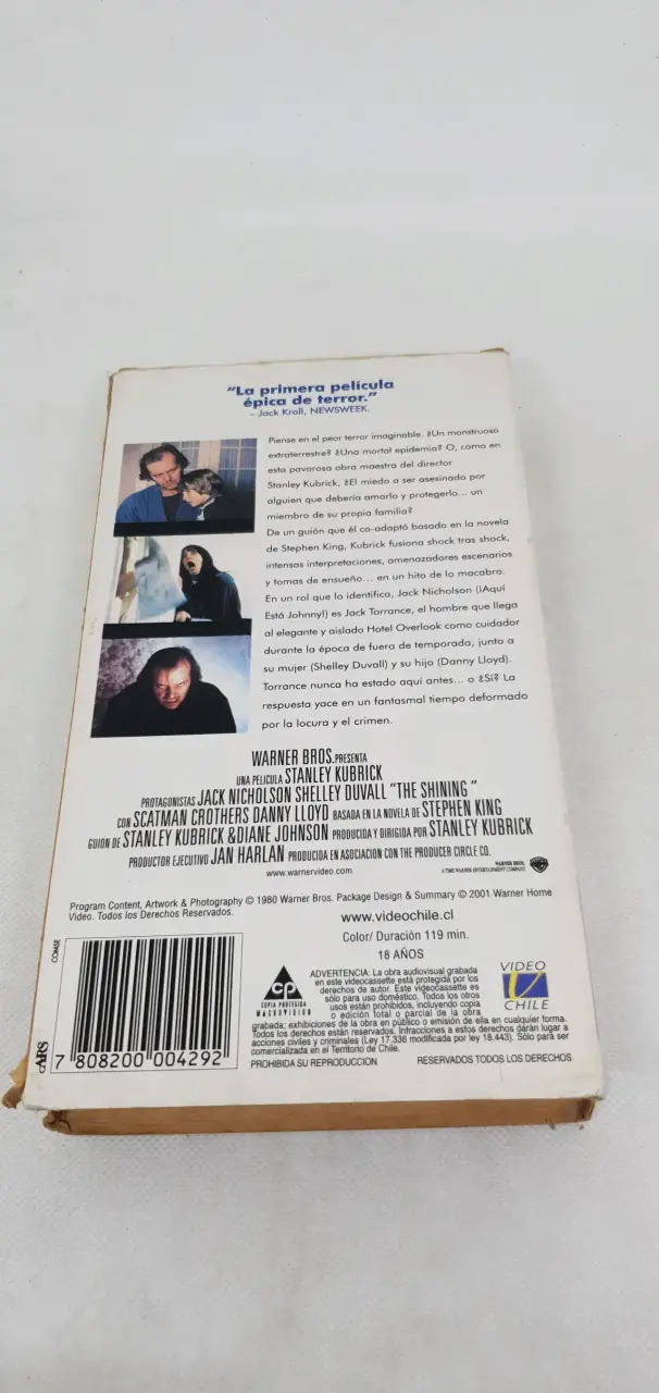 VHS El Resplandor de Stanley Kubrick - 3
