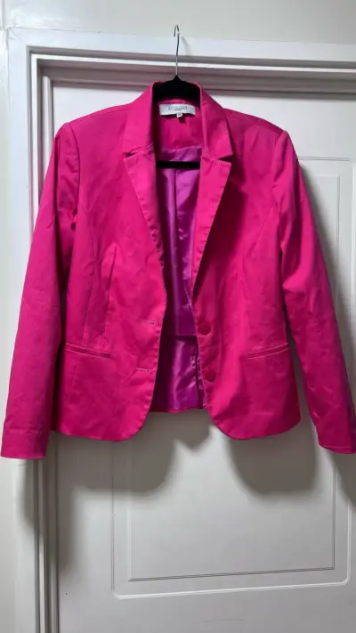 Blazer fucsia para mujer Apology London - miniatura 1