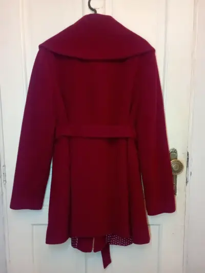 Abrigo rojo Kimi+kai Maternity - miniatura 2