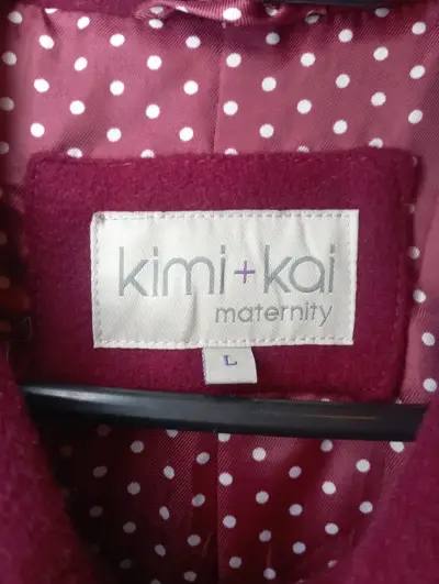 Abrigo rojo Kimi+kai Maternity - miniatura 3
