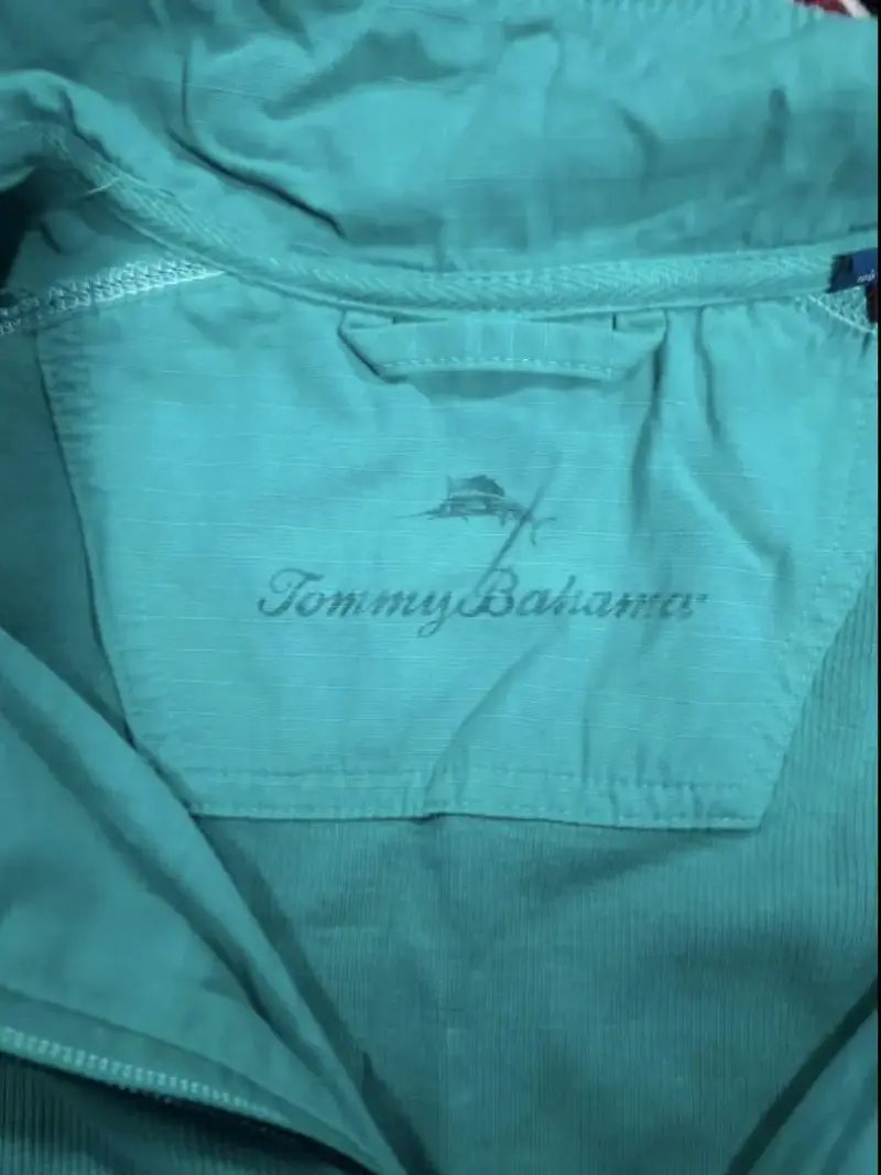 Polerón verde Tommy Bahama con cierre - 3