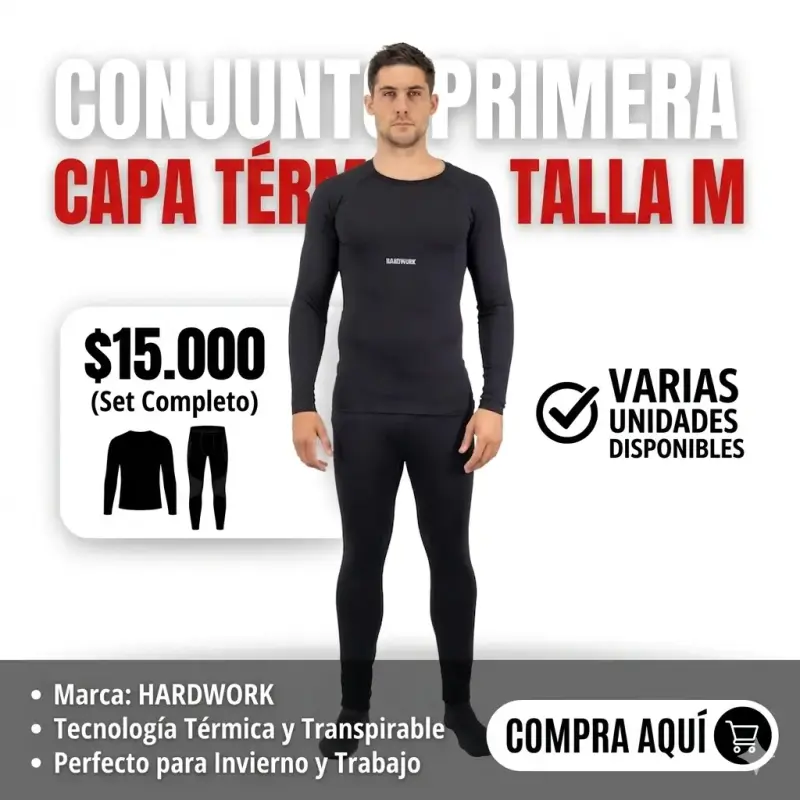 Conjunto primera capa térmica Hardwork