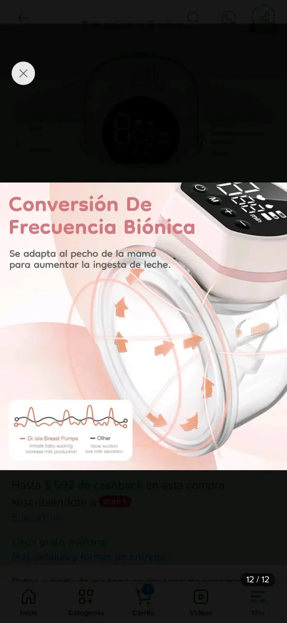 Extractor de Leche y bolsas de almacenamiento - 5