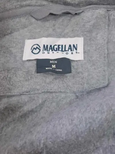 Chaqueta de polar gris para hombre Magellan - miniatura 3