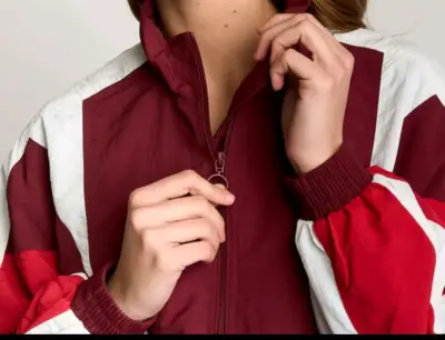 Chaqueta Rompevientos Tricolor para Mujer - miniatura 3