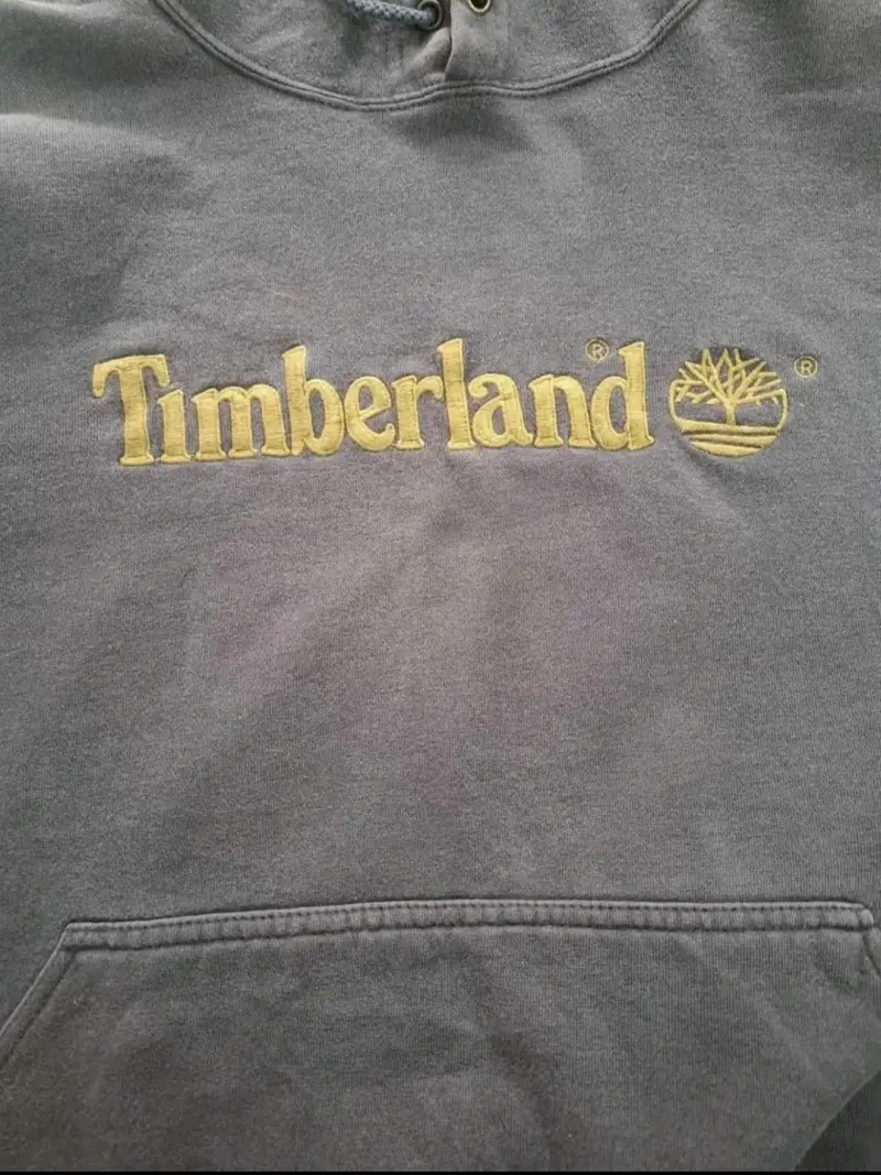 Polerón con capucha Timberland negro talla M - 3
