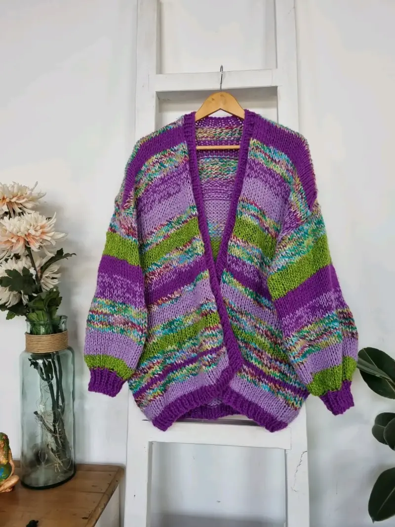 Chaleco de Lana Multicolor para Mujer - 2