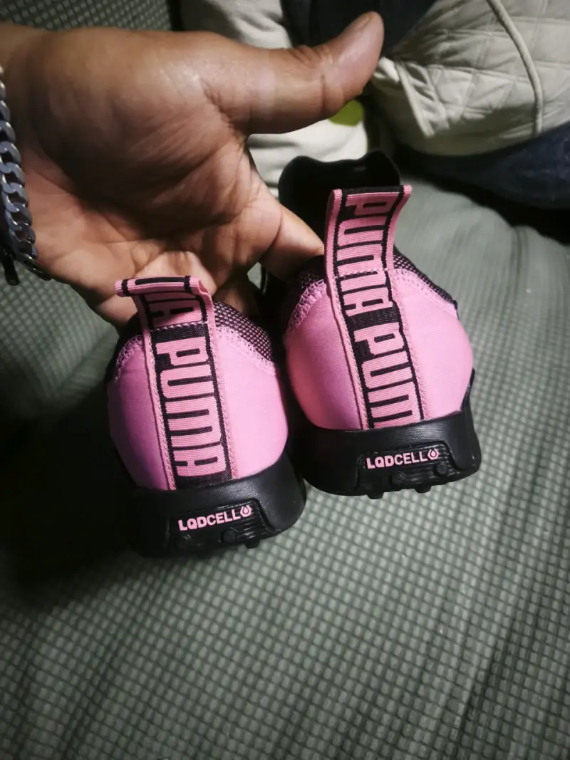 Zapatillas deportivas Puma H.ST.20 negras y rosadas - 5