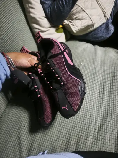 Zapatillas deportivas Puma H.ST.20 negras y rosadas - miniatura 6