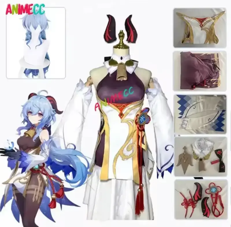 cosplay Ganyu marca ANIMECC talla S (USADO) - 2