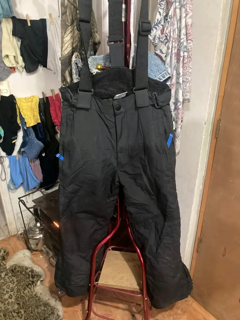 Pantalones de nieve impermeables con tirantes - 2