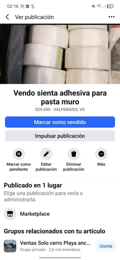 Cinta adhesiva blanca para embalaje y uso general - miniatura 2