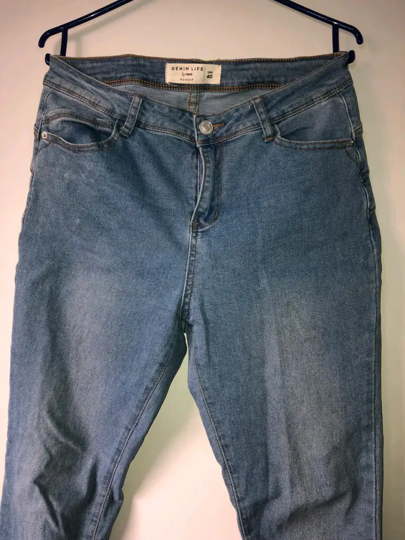 Jeans PushUp Denim Life Talla 40 Azul Claro - 2