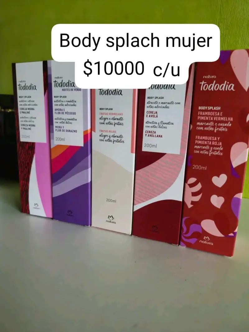 Body Splash Mujer Natura Tododia 200ml