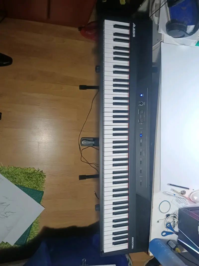 Piano digital Alesis Recital 88 teclas - 1