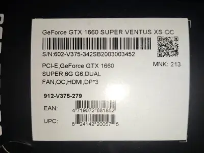 MSI GeForce GTX 1660 SUPER Ventus XS OC 6GB GDDR6 - miniatura 4