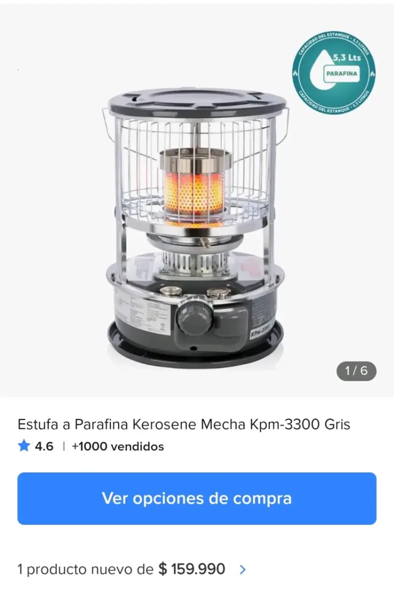 Estufa a parafina - 2