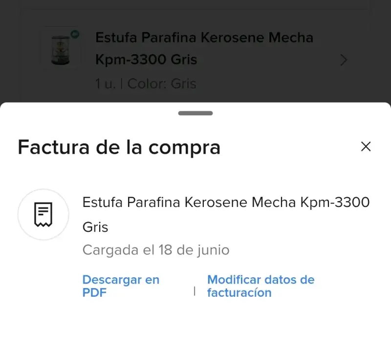 Estufa a parafina - 5