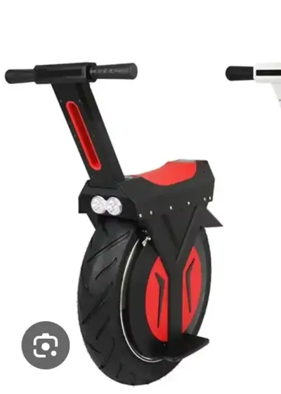 Monociclo eléctrico con asiento y luces LED - miniatura 1